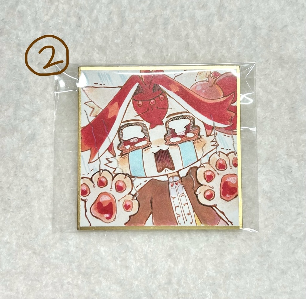 【委託販売】ざくろちゃん豆色紙