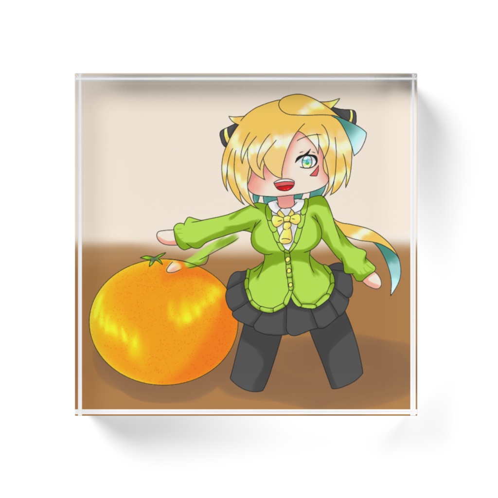 ぷちちゃんの日常【ぷちばご】アクリルブロック 天華百剣−斬− 稲葉郷