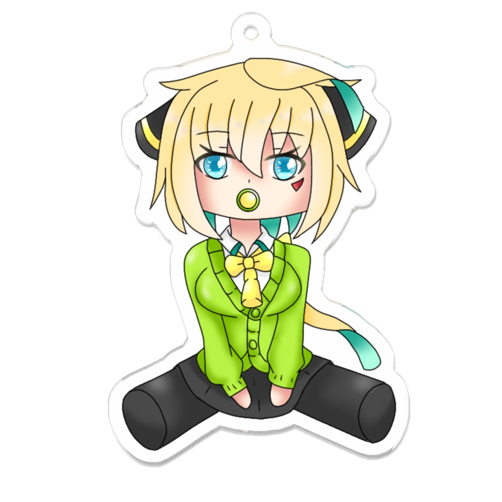 ぷちちゃんの日常【ぷちばご】アクリルキーホルダー 天華百剣−斬− 稲葉郷