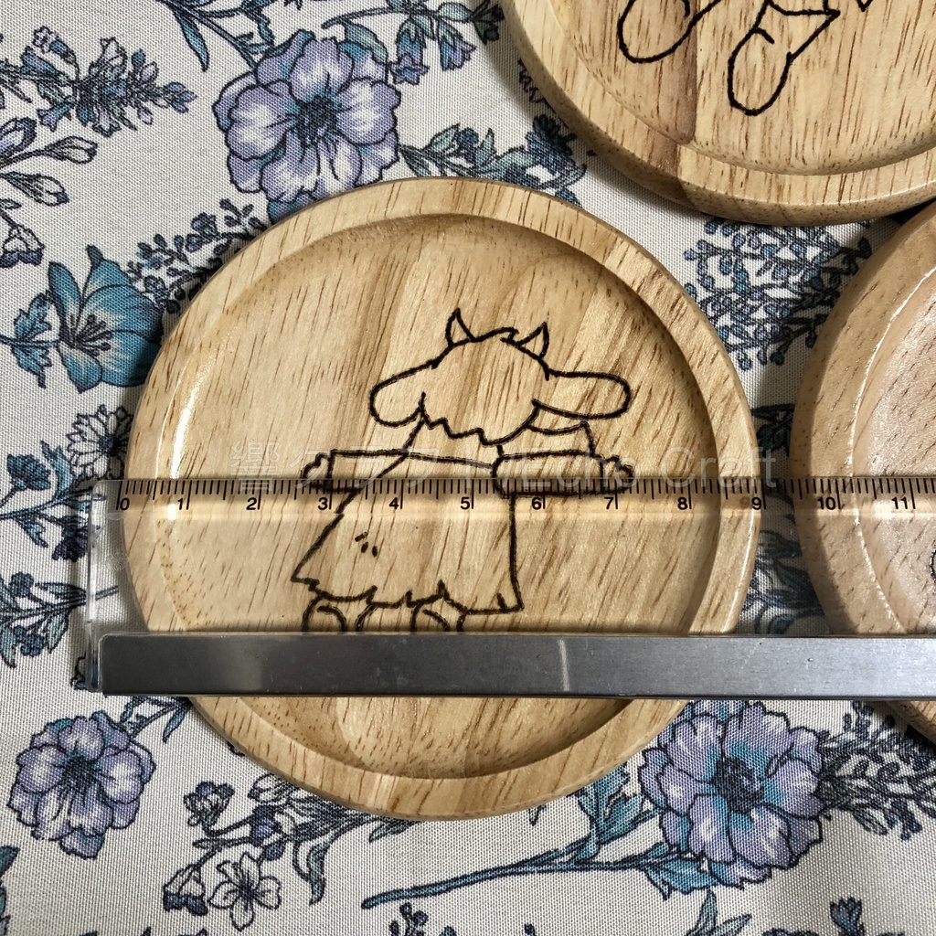 Deltarune「ぺちゃ」コースター(ウッド)Wooden Coaster Splat