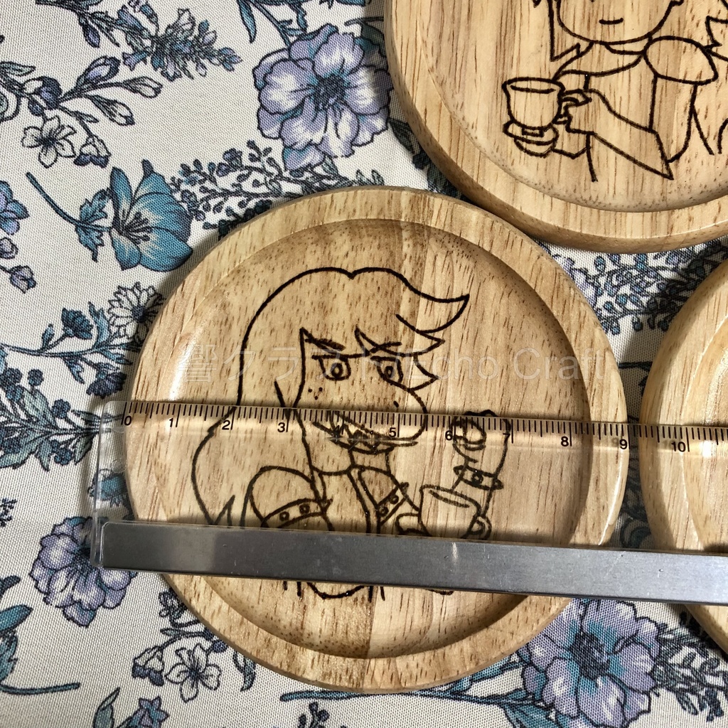 Deltarune「ティー」コースター(ウッド)Wooden Coaster Tea