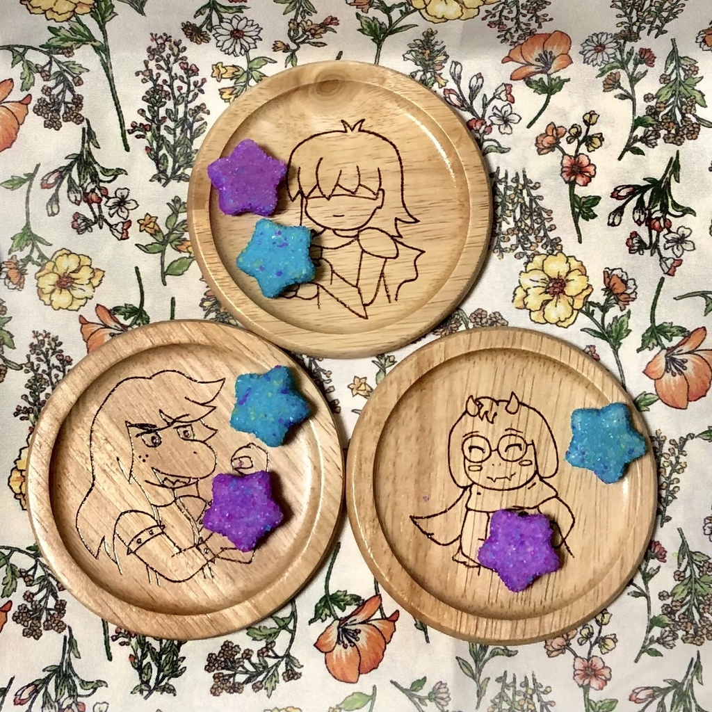 Deltarune「ティー」コースター(ウッド)Wooden Coaster Tea