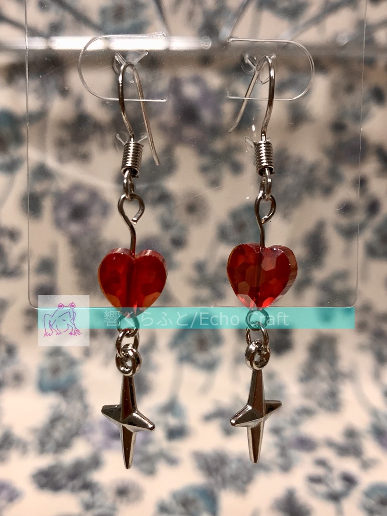 ピアス「ケツイ」 "Determination" Earrings