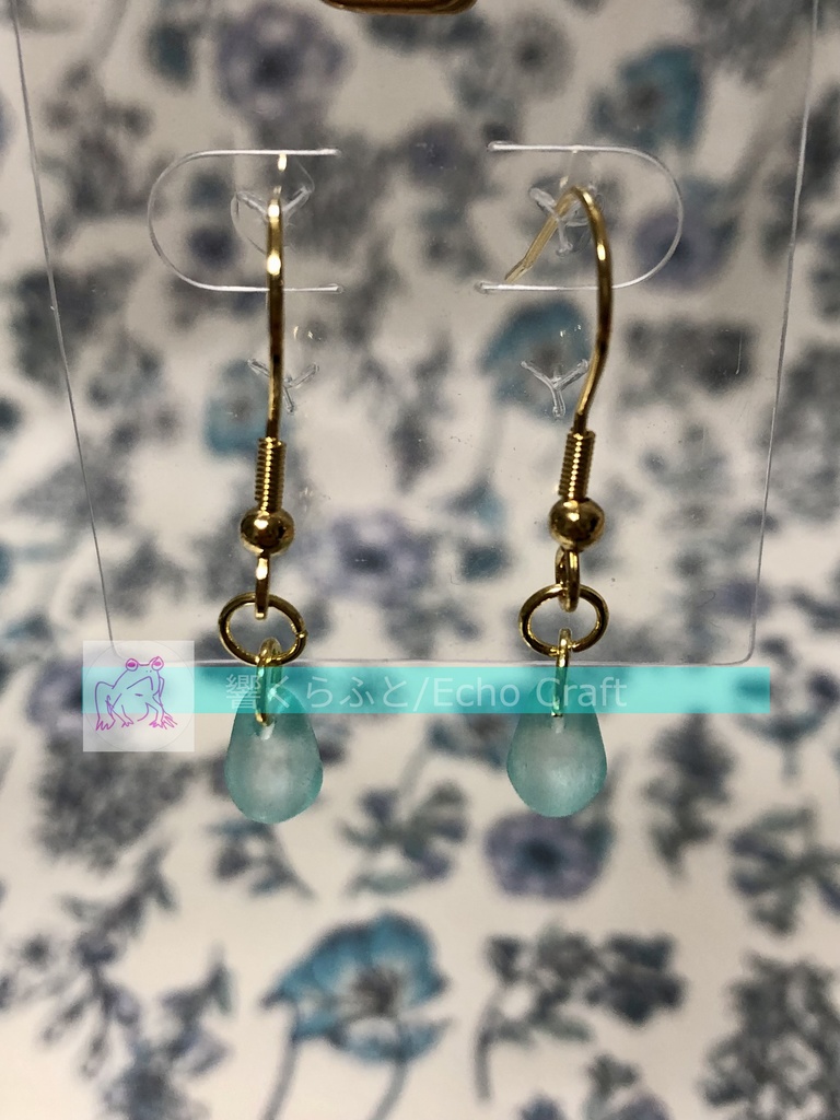 ピアス「光」"With you in the dark" Earrings