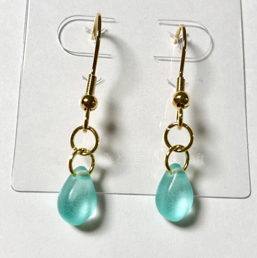 ピアス「光」"With you in the dark" Earrings