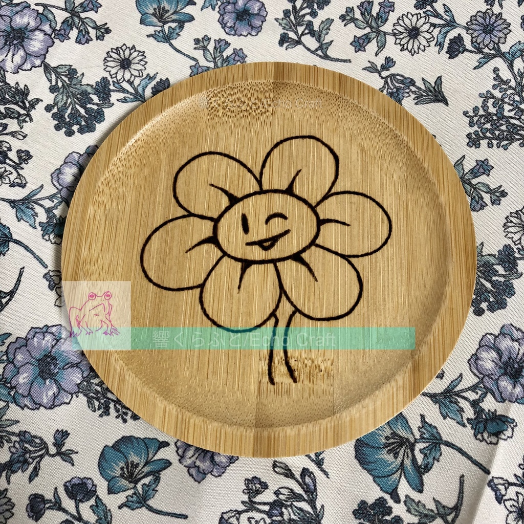 トレイ（竹）bamboo tray Flowey
