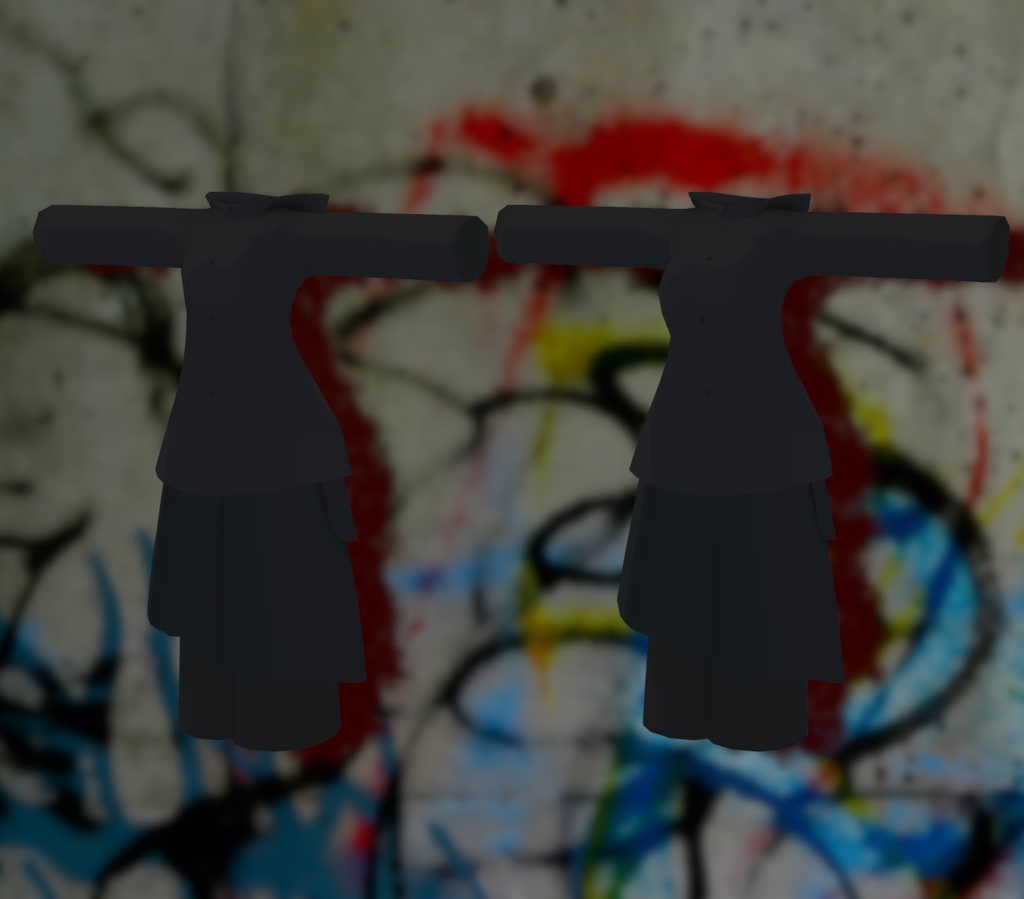 【狐雪用衣装】パーカー&袴パンツ Ver1.1