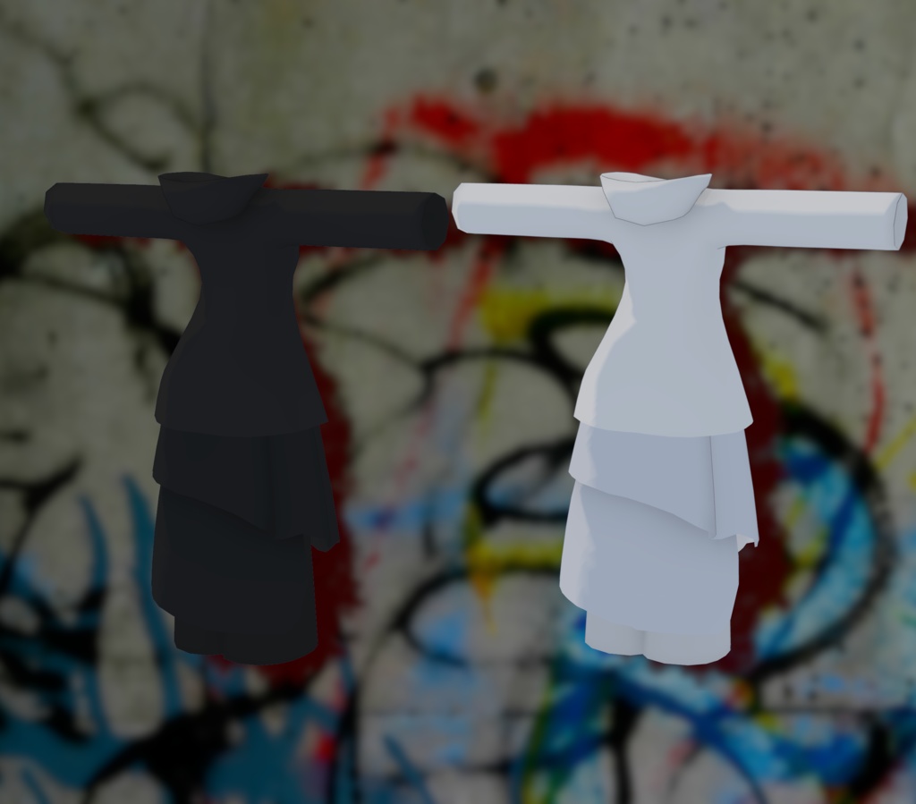 【狐雪用衣装】パーカー&袴パンツ Ver1.1