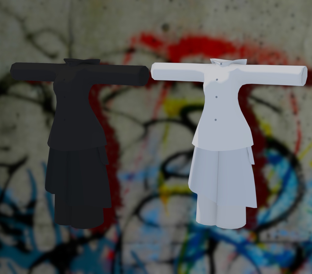 【狐雪用衣装】パーカー&袴パンツ Ver1.1