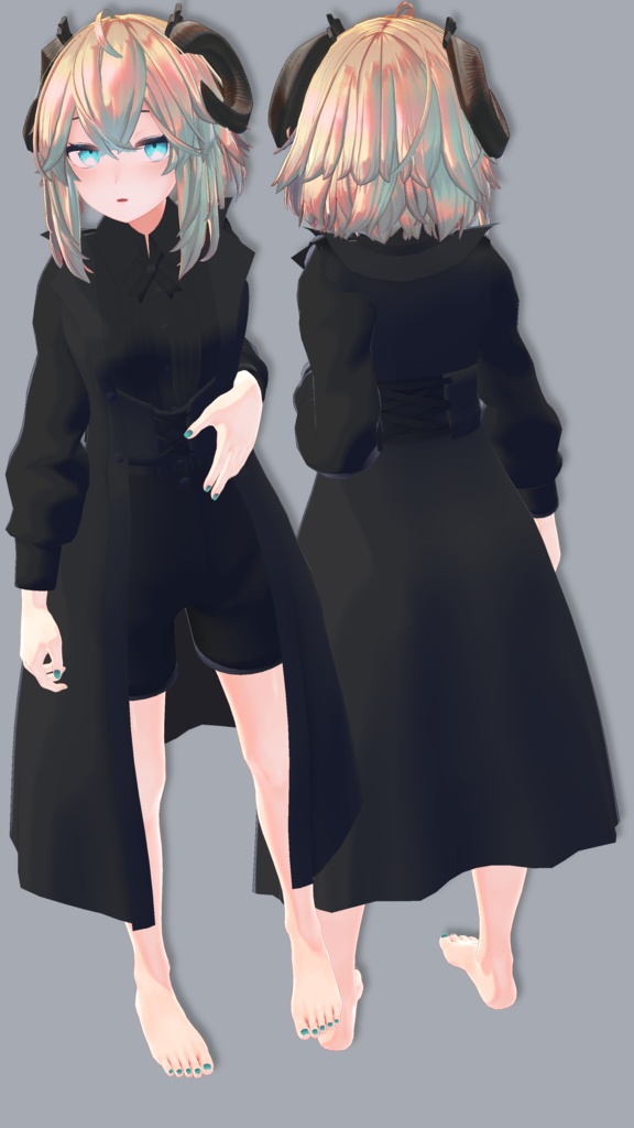 【メリノ用衣装】ロングジレコーデ