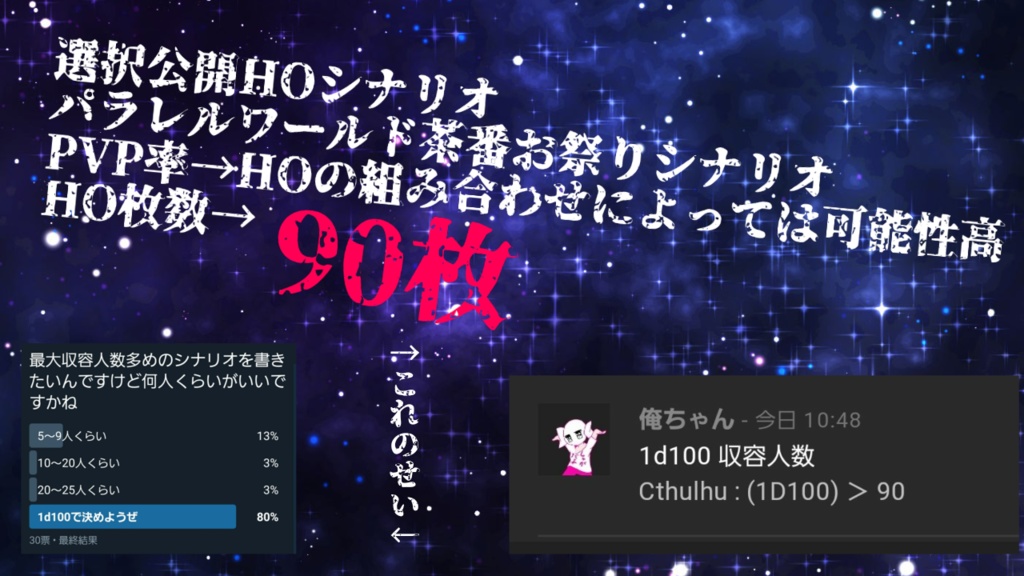 CoCシナリオ 気狂いに1d100なんてふらせるから
