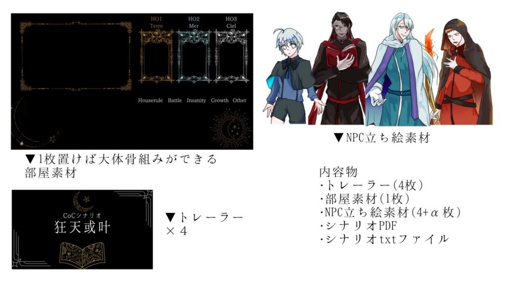 CoCシナリオ 狂天或叶