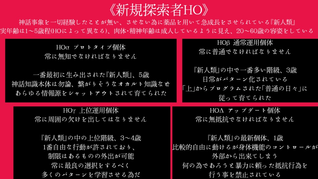 CoCシナリオ 絶対日常保全会社HAIZYO
