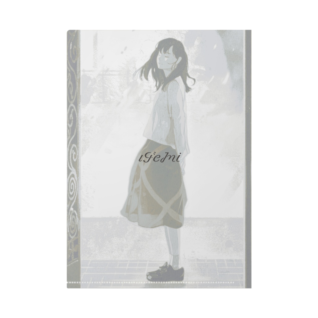 風と装飾 クリアファイル