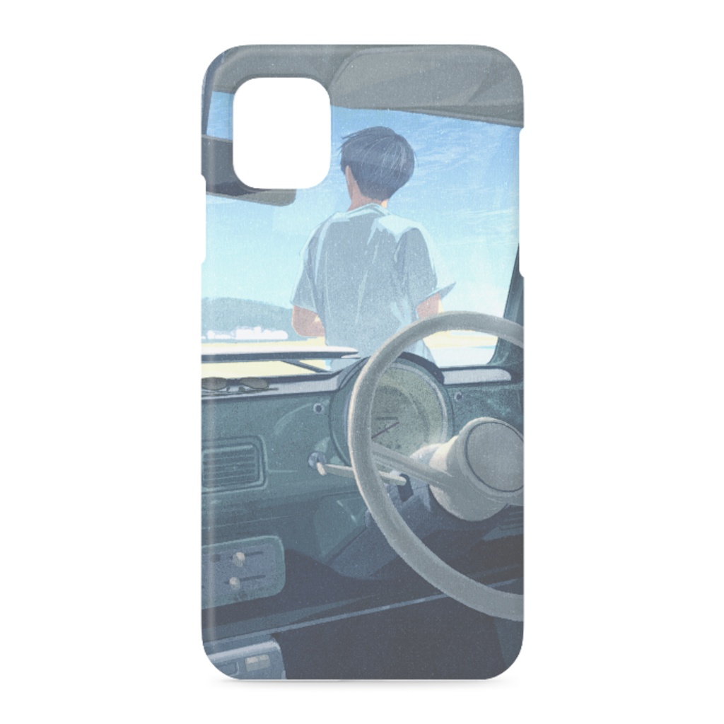 望んだ景色は遠く iPhoneケース