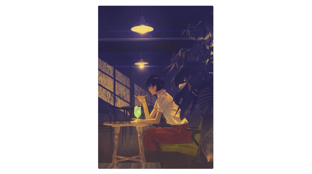 アクリルフォト作品「メロンソーダ」