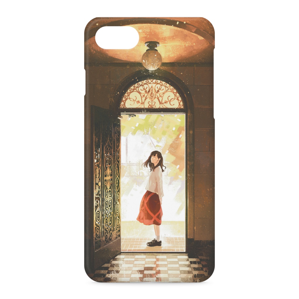 「風と装飾」iPhone7用側面印刷ケース