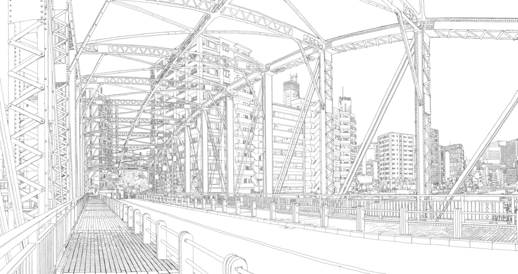 3作品トレス線画セット