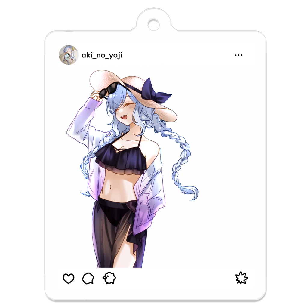 水着よじさんSNS風アクキー
