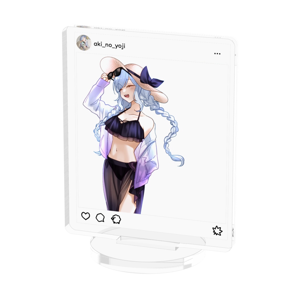 水着よじさんSNS風アクスタ