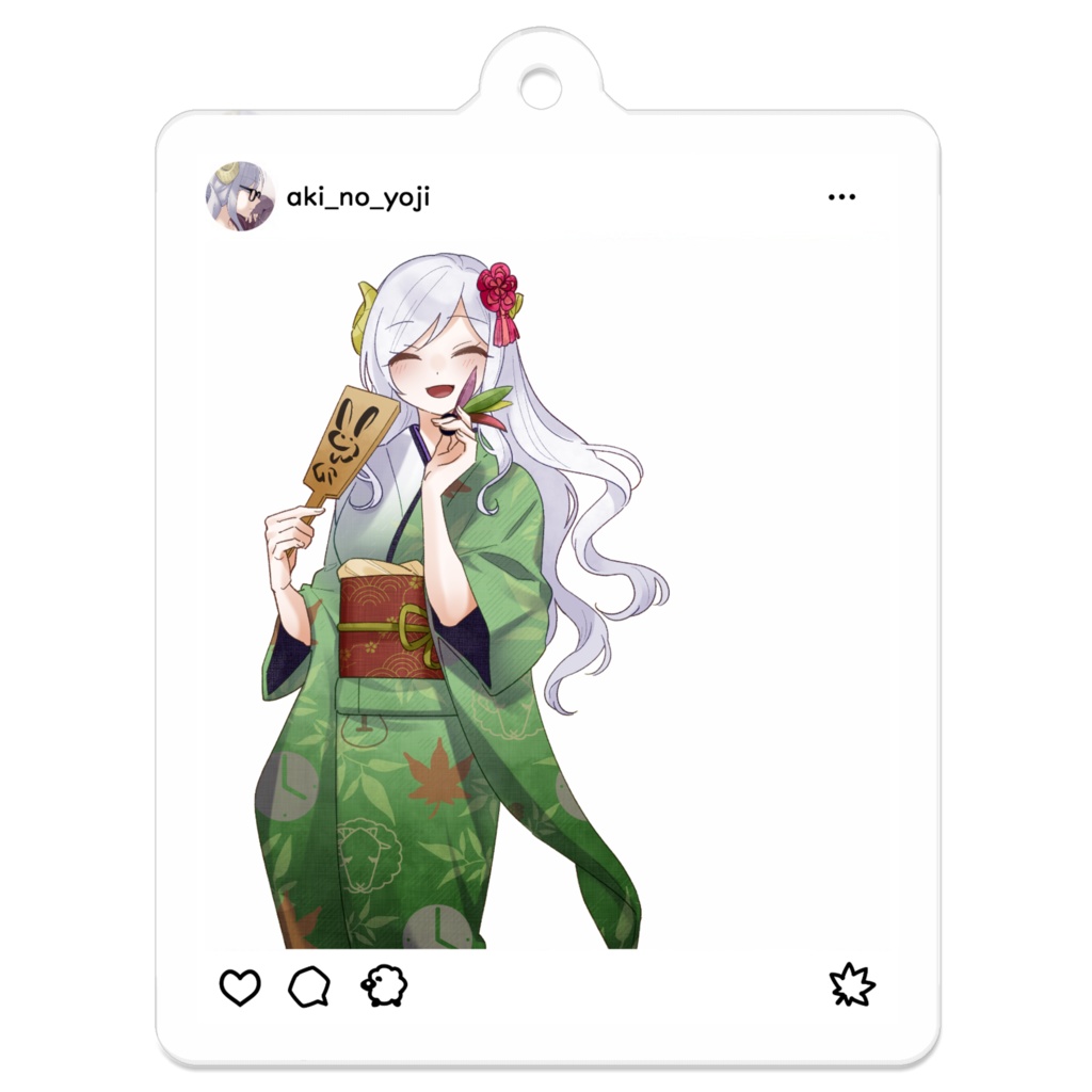 正月よじさんSNS風アクキー