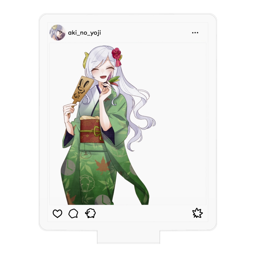 正月よじさんSNS風アクスタ