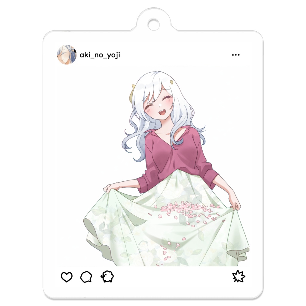 桜よじさんSNS風アクキー