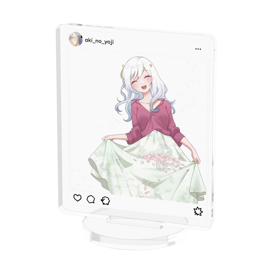 桜よじさんSNS風アクスタ