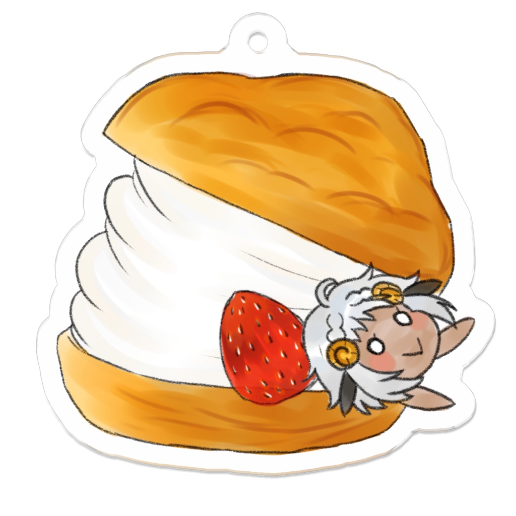 パンのおいしいなかまたちアクリルキーホルダー(エリィ･メリィ)