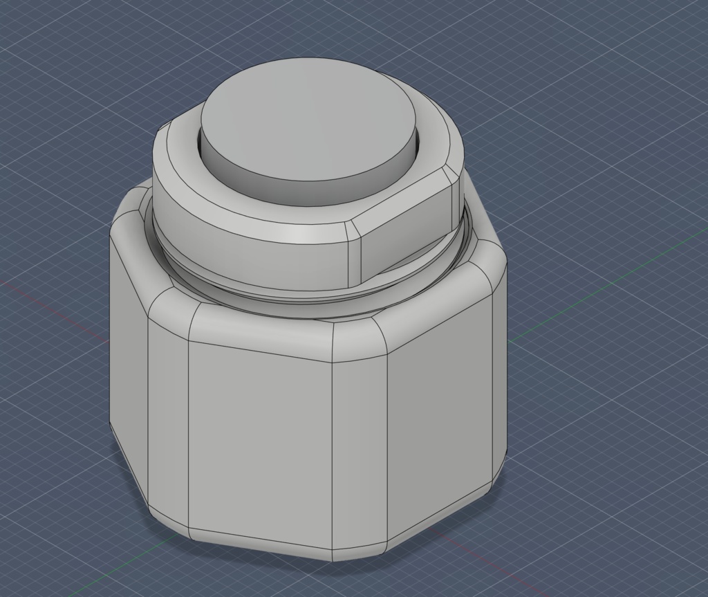 マグネットスタンドの先っぽ 3Dプリント用データ