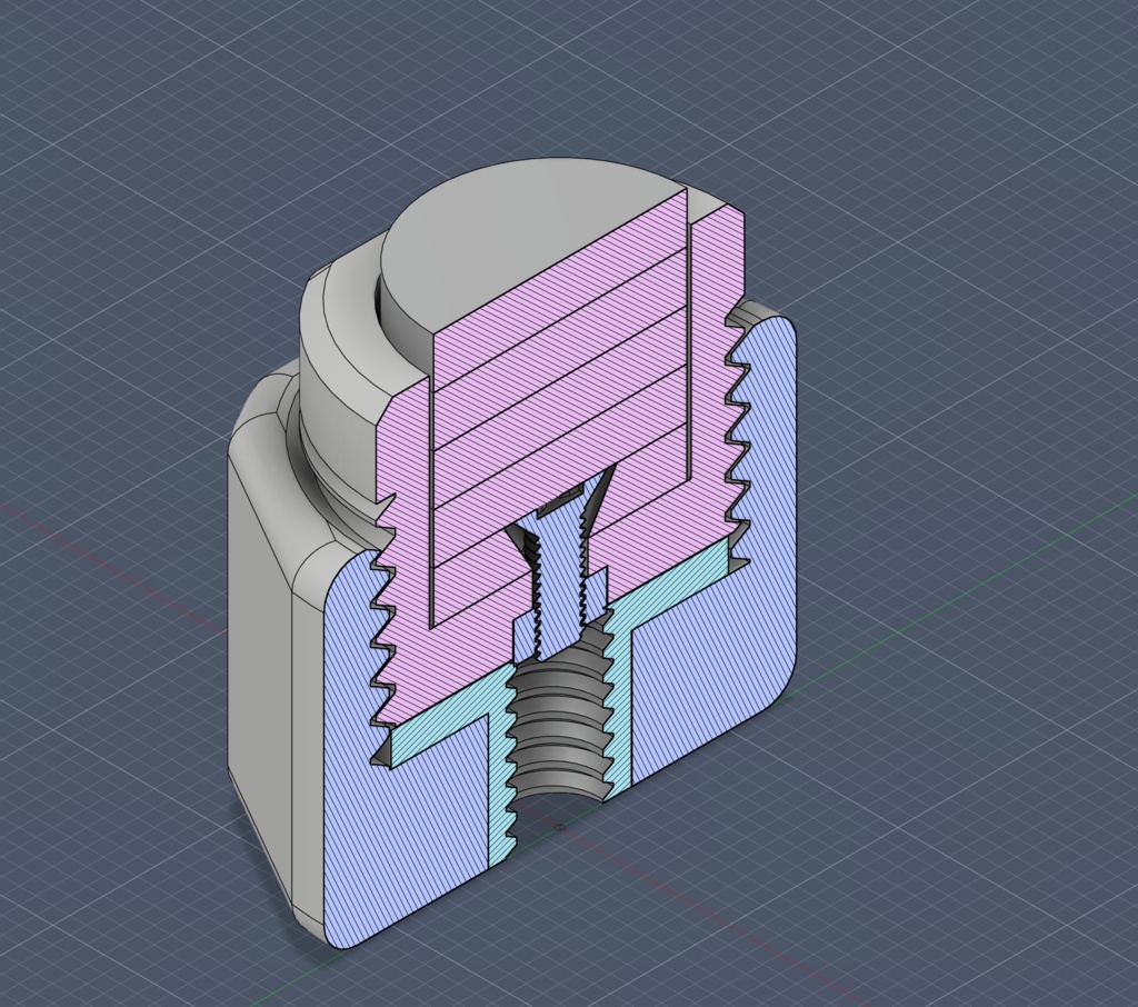 マグネットスタンドの先っぽ 3Dプリント用データ