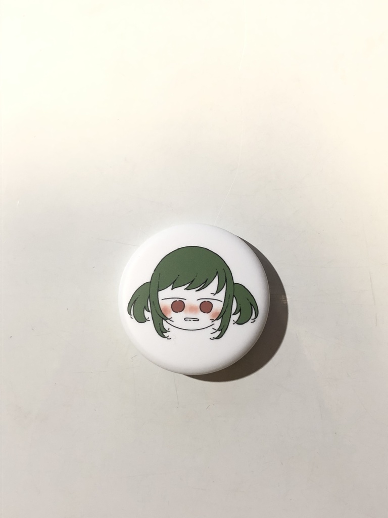 ツインテでんこの缶バッジ［ヒメギ］