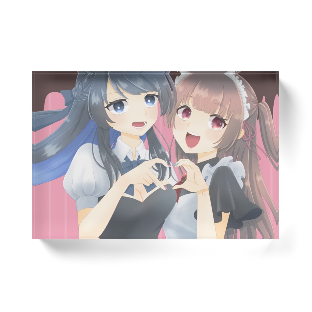 はあとがーるずアクリルブロック