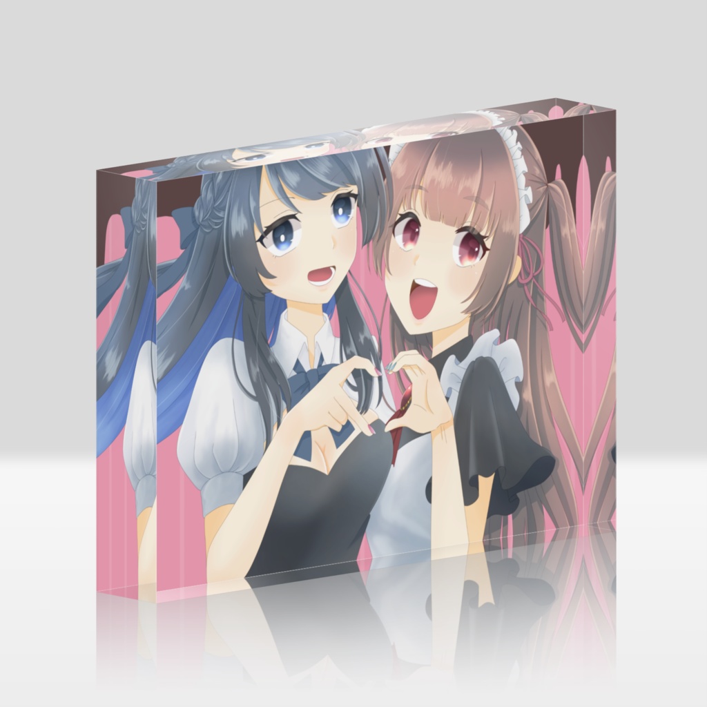 はあとがーるずアクリルブロック