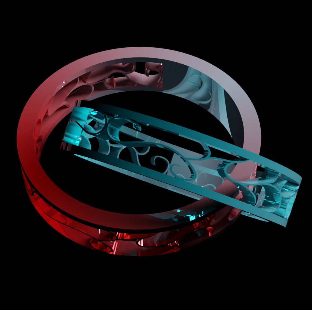 【VRC想定】草柄リング