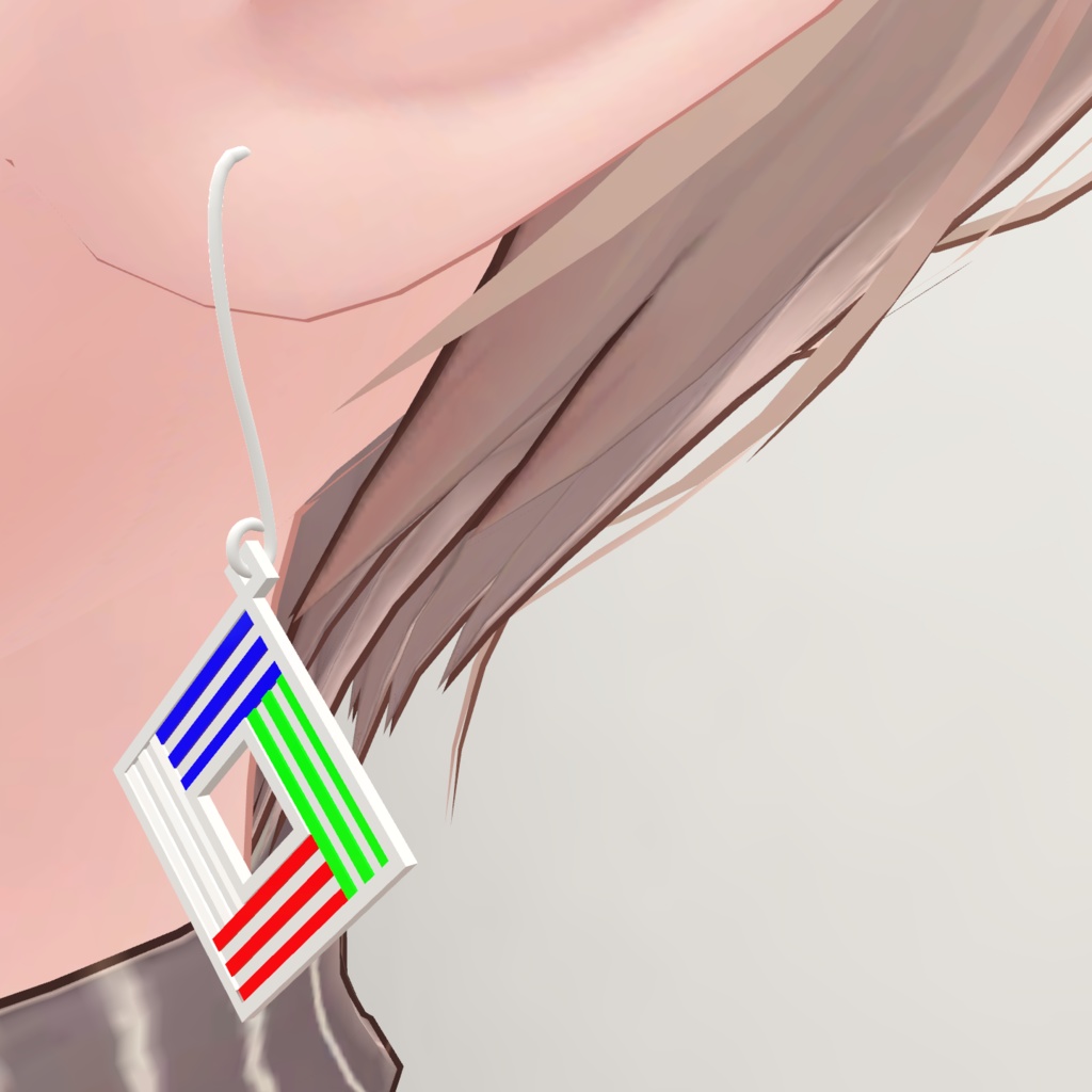 【VRC想定】パターンピアス