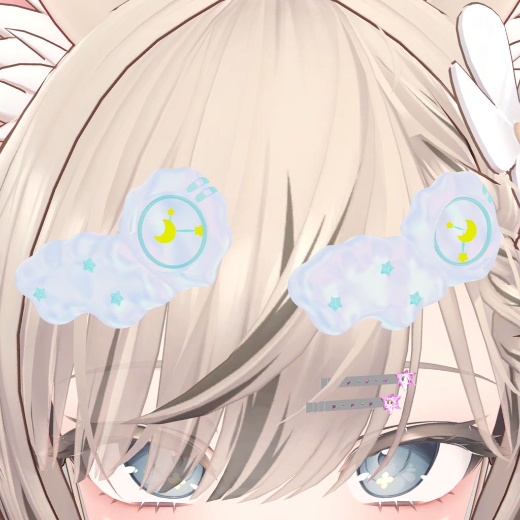 【針が動く!】ふわふわとけい【VRC想定】