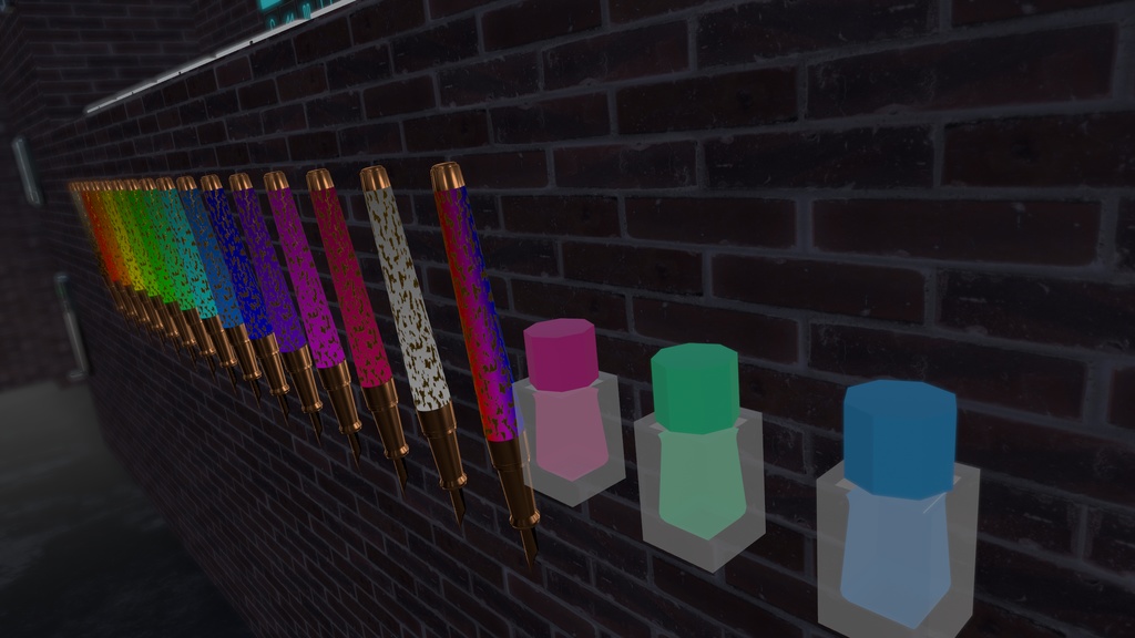 【QvPen差し替えモデル】万年筆風QVPen ~Fountain pen~