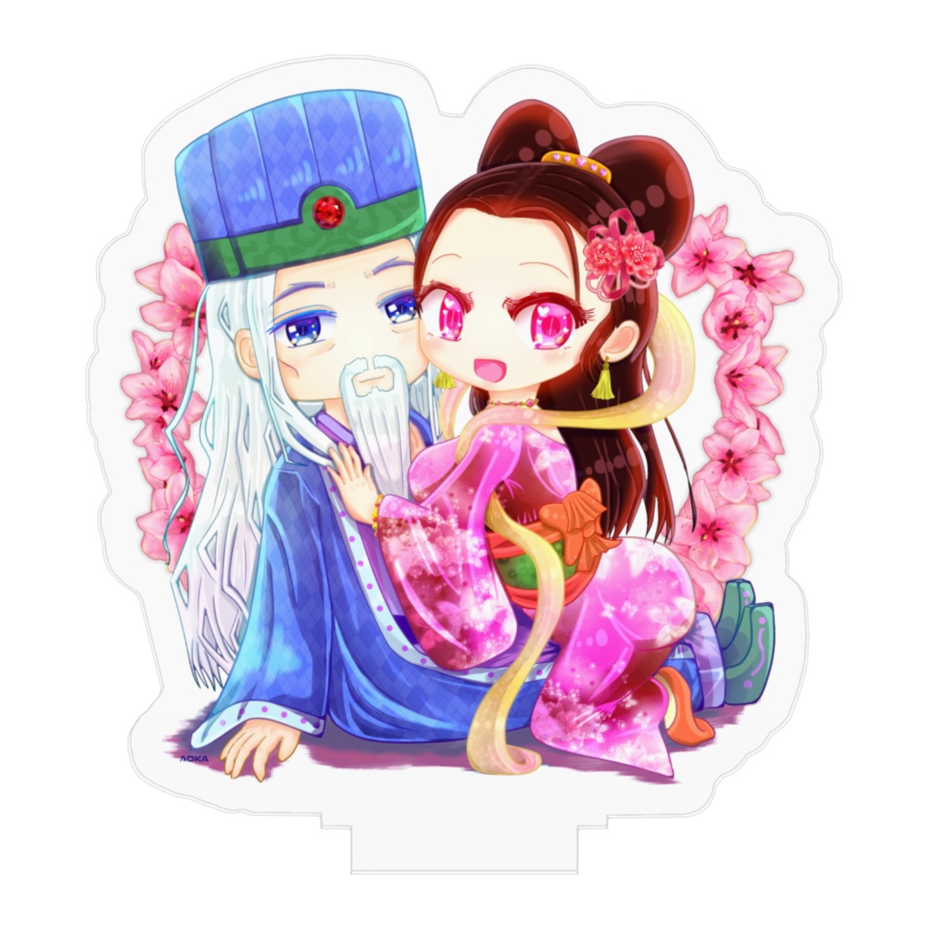 王允&貂蝉アクリルフィギュア50×50mm【通販限定版】