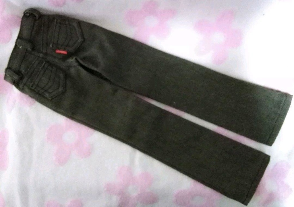 SD 13少年ロング脚対応 デニム 風神柄 モスグリン 一点物