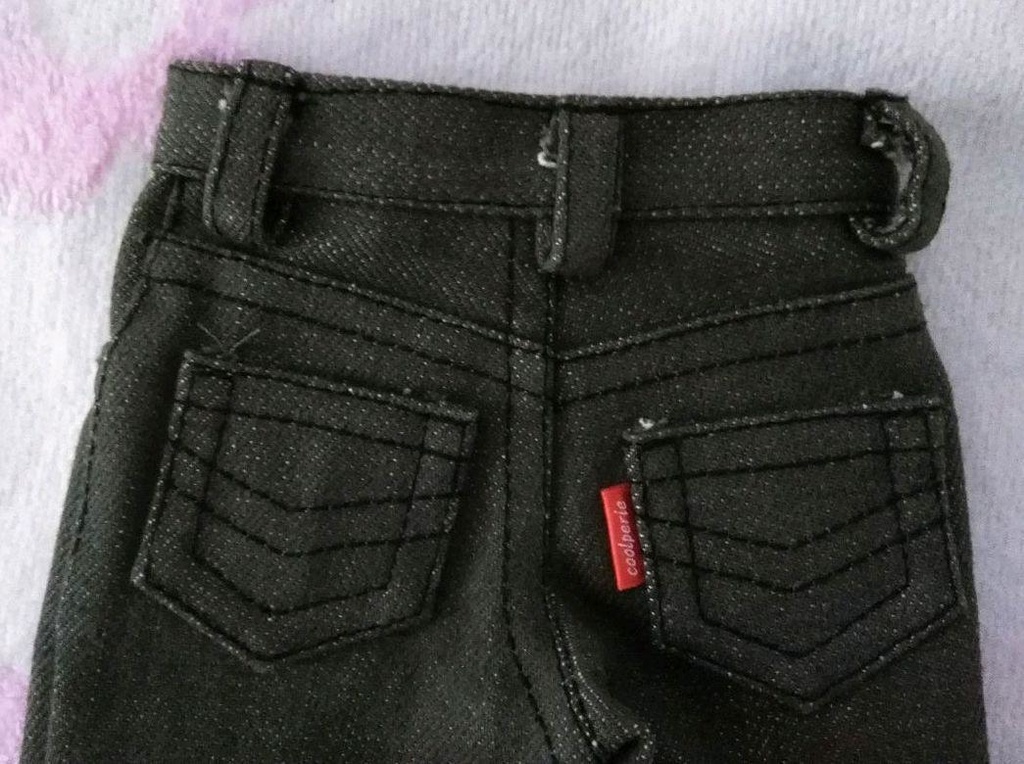 SD 13少年ロング脚対応 デニム 風神柄 モスグリン 一点物