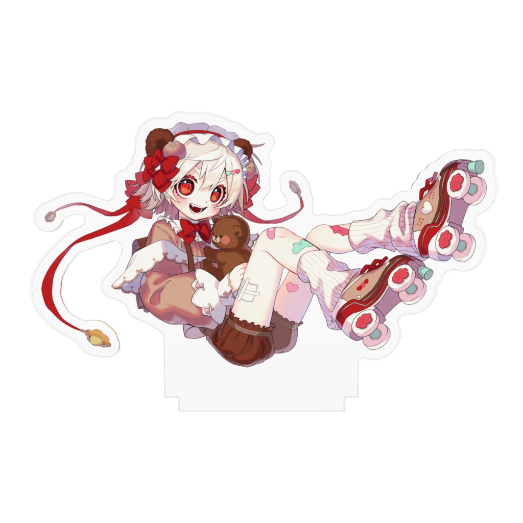 バレンタインきゃわきゃわ花丸アクリルスタンド