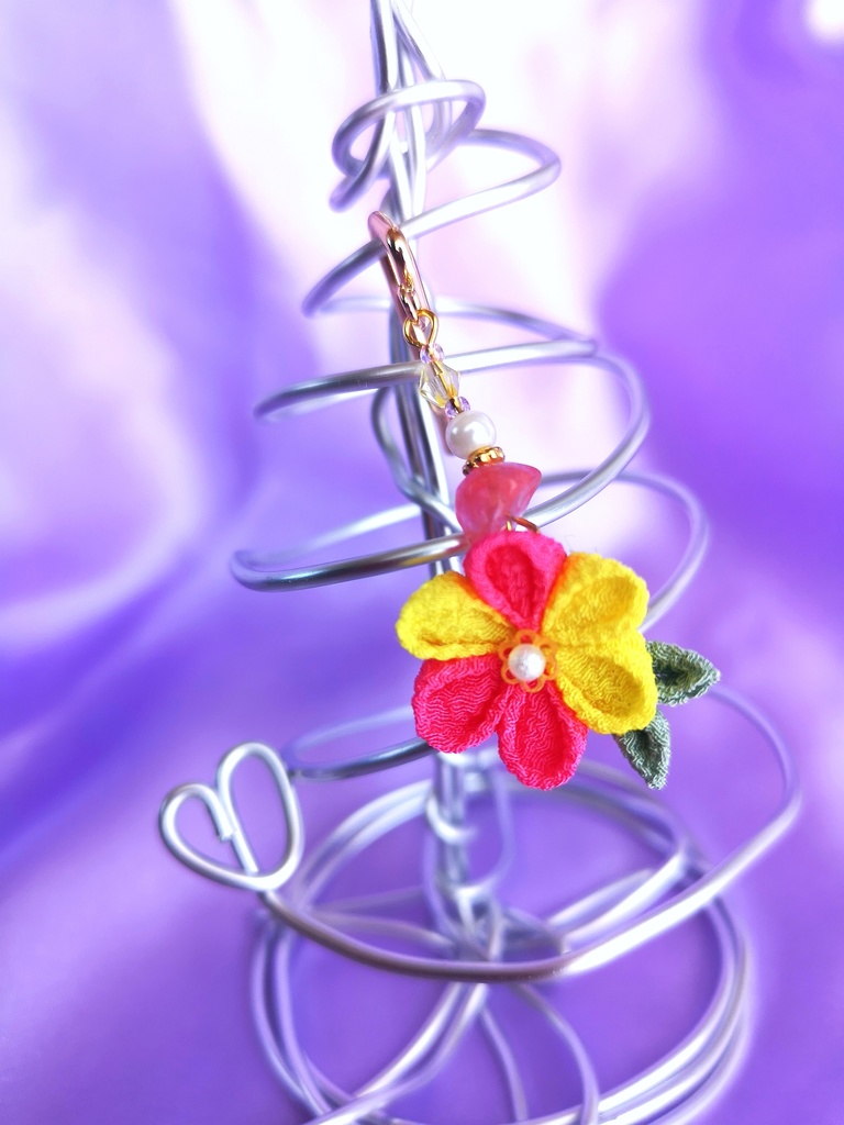 つまみ細工ポニーフック 4種類掲載