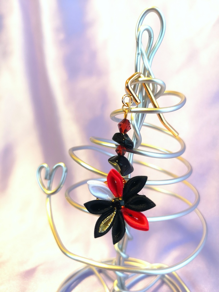 つまみ細工ポニーフック(ハロウィン🎃)