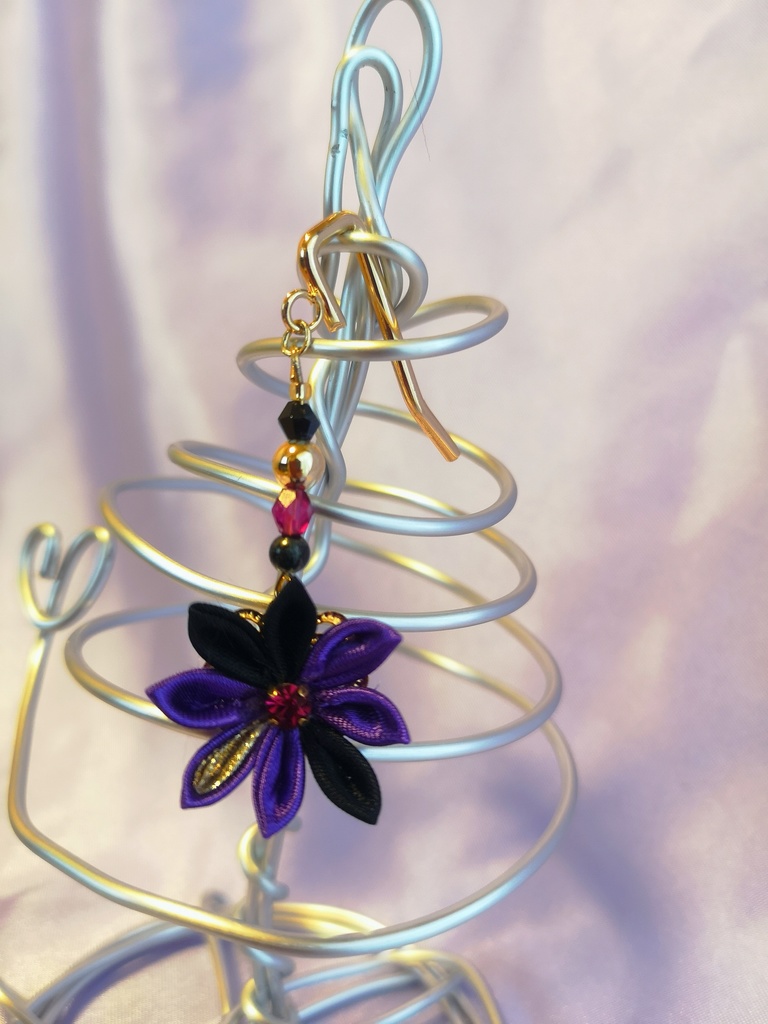 つまみ細工ポニーフック(ハロウィン🎃)