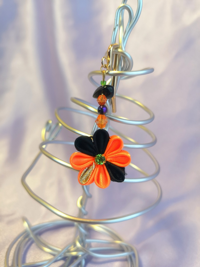 つまみ細工ポニーフック(ハロウィン🎃)