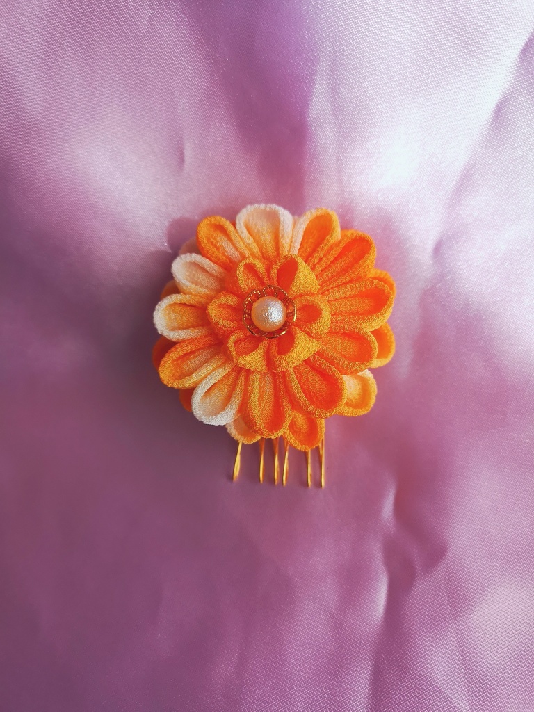 つまみ細工コーム 3種掲載