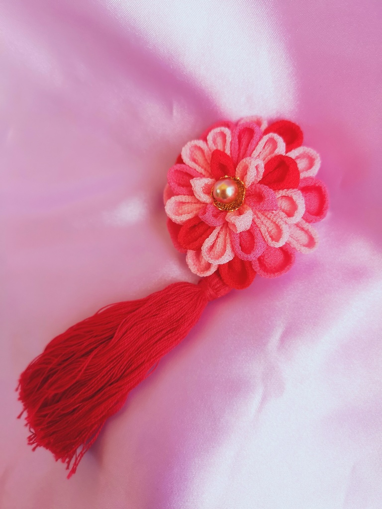 つまみ細工2wayピン&タッセル 5種掲載