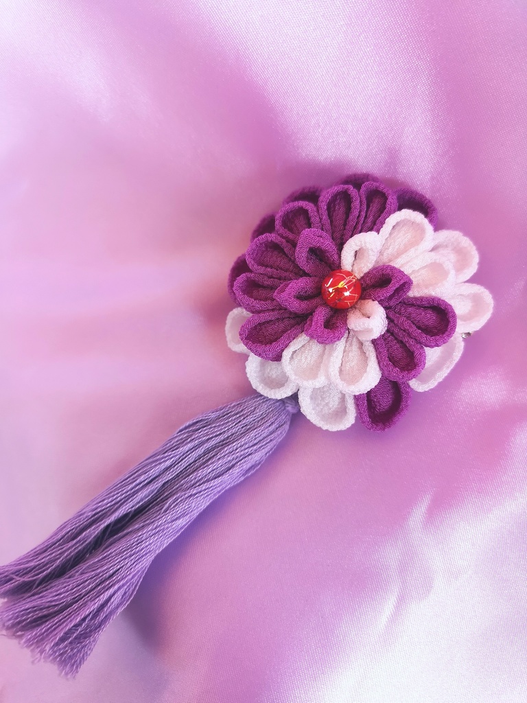 つまみ細工2wayピン&タッセル 5種掲載