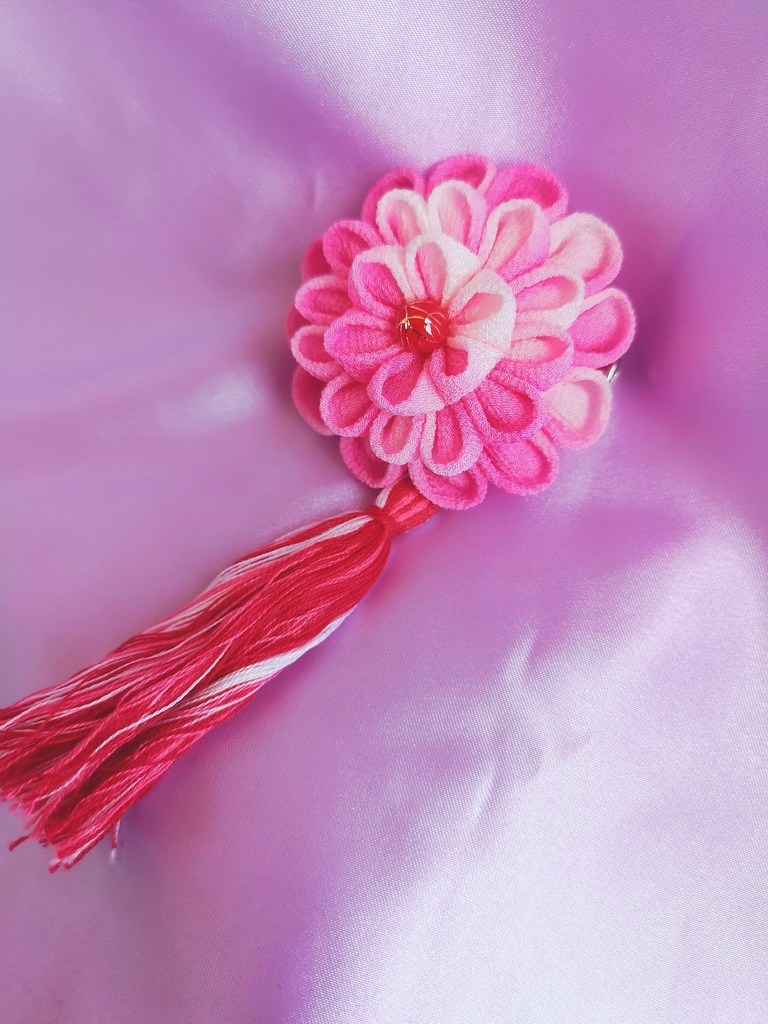 つまみ細工2wayピン&タッセル 5種掲載